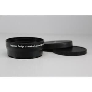 Precision Design 58mm HD DSLR MC AF 2.5X Telephoto Lens W/ Lens Caps (US SELLER)